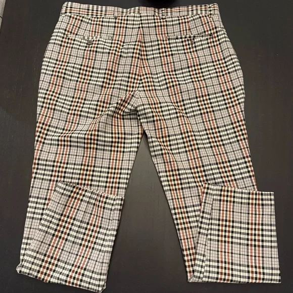 Skinny Plaid Smart Cropped Pants - Picture 6 of 6